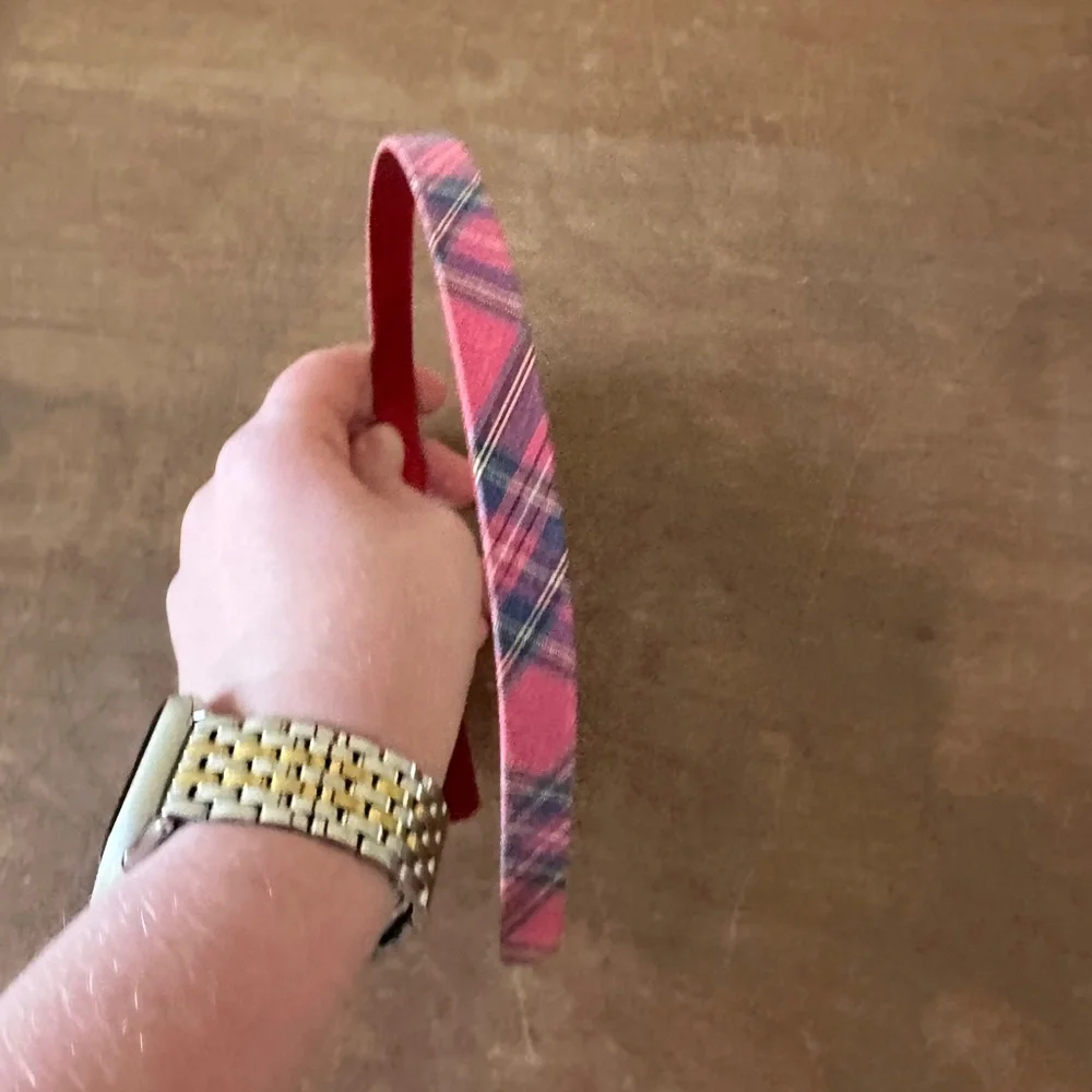 J.Crew Holiday Plaid Fabric Headband